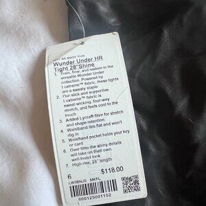 Lululemon Wunder Under HR Tight 28" Shine